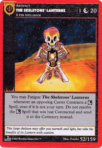 The Skeletons' Lanterns (52), Cryptid Nation: Second Edition — MetaZoo card price