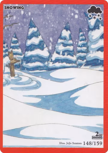 Snowing (148), Cryptid Nation: Second Edition — MetaZoo card price