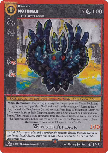 Mothman (3), Cryptid Nation: Second Edition — MetaZoo card price