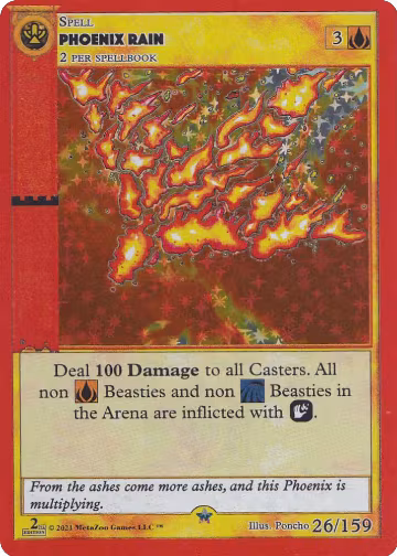 Phoenix Rain (26), Cryptid Nation: Second Edition — MetaZoo card price
