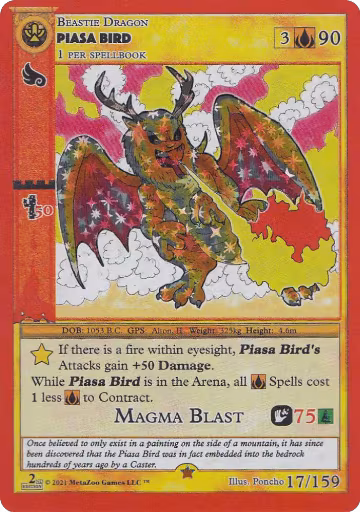 Piasa Bird (17), Cryptid Nation: Second Edition — MetaZoo card price