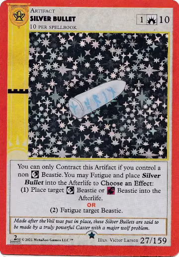 Silver Bullet (27), Cryptid Nation: Second Edition — MetaZoo card price