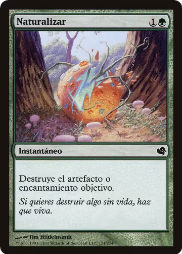 Naturalize (Spanish) - "Naturalizar" (151), Magic Encyclopedia 2011 (Salvat) — Magic card price