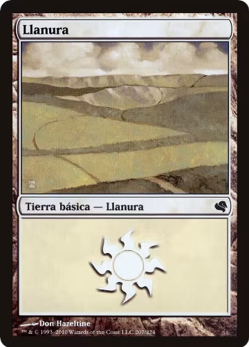 Plains (Spanish) - "Llanura" (207) (207), Magic Encyclopedia 2011 (Salvat) — Magic card price