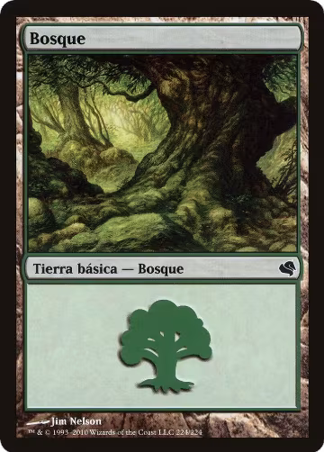 Forest (Spanish) - "Bosque" (224) (224), Magic Encyclopedia 2011 (Salvat) — Magic card price