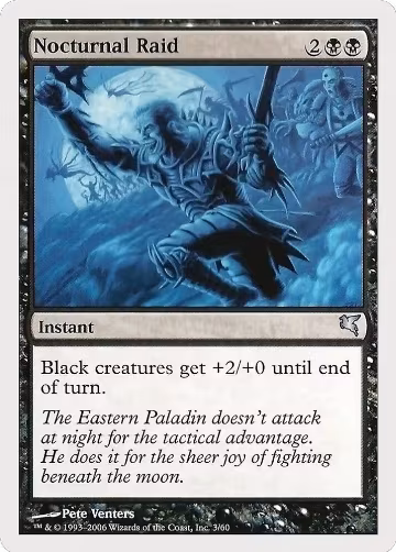 Nocturnal Raid (3), Magic Encyclopedia 2005 (Salvat/Hachette) — Magic card price