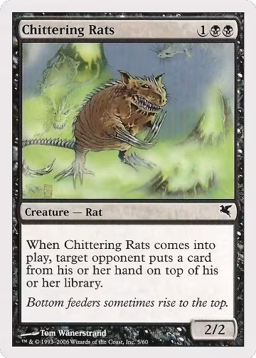 Chittering Rats (5) (5), Magic Encyclopedia 2005 (Salvat/Hachette) — Magic card price