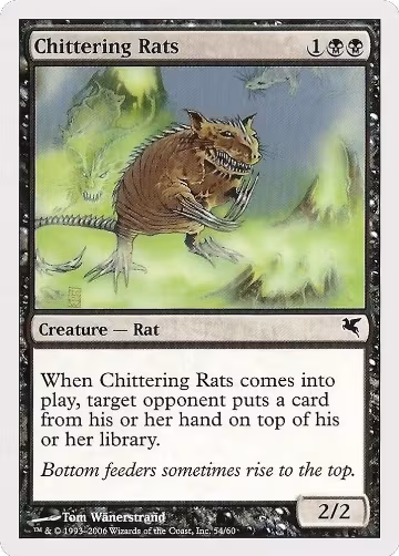 Chittering Rats (54) (54), Magic Encyclopedia 2005 (Salvat/Hachette) — Magic card price