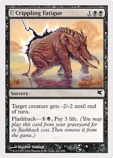Crippling Fatigue (6) (6), Magic Encyclopedia 2005 (Salvat/Hachette) — Magic card price