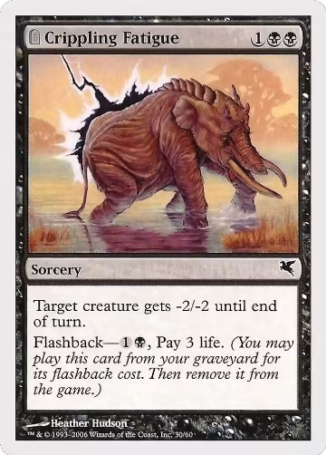 Crippling Fatigue (30) (30), Magic Encyclopedia 2005 (Salvat/Hachette) — Magic card price
