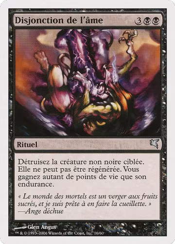 Sever Soul (French) - "Disjonction de lame" (A16) (A16), Magic Encyclopedia 2005 (Salvat/Hachette) — Magic card price