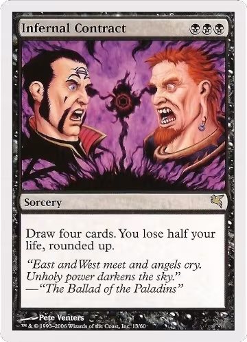 Infernal Contract (13), Magic Encyclopedia 2005 (Salvat/Hachette) — Magic card price