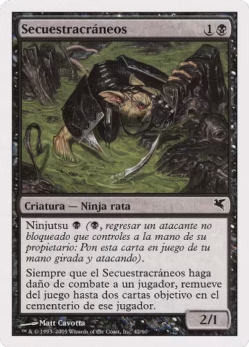 Skullsnatcher (Spanish) - "Secuestracraneos" (A42) (A42), Magic Encyclopedia 2005 (Salvat/Hachette) — Magic card price