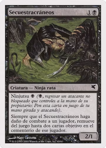 Skullsnatcher (Spanish) - "Secuestracraneos" (A43) (A43), Magic Encyclopedia 2005 (Salvat/Hachette) — Magic card price