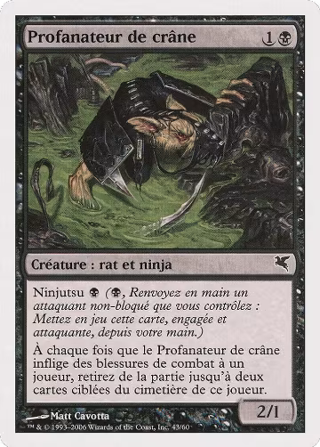 Skullsnatcher (French) - "Profanateur de crane" (A43) (A43), Magic Encyclopedia 2005 (Salvat/Hachette) — Magic card price