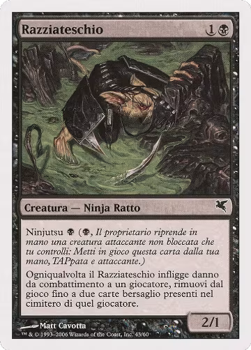 Skullsnatcher (Italian) - "Razziateschio" (A43) (A43), Magic Encyclopedia 2005 (Salvat/Hachette) — Magic card price