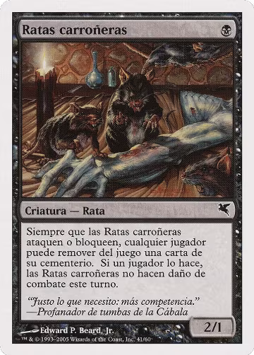 Carrion Rats (Spanish) - "Ratas carroneras" (A41) (A41), Magic Encyclopedia 2005 (Salvat/Hachette) — Magic card price