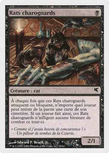 Carrion Rats (French) - "Rats charognards" (A53) (A53), Magic Encyclopedia 2005 (Salvat/Hachette) — Magic card price