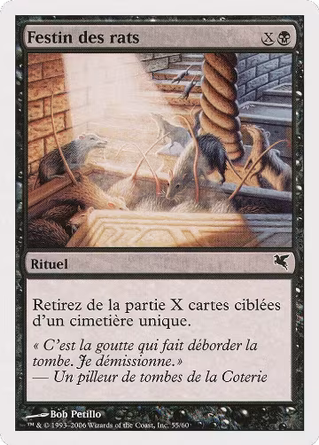 Rats' Feast (French) - "Festing des rats" (A55) (A55), Magic Encyclopedia 2005 (Salvat/Hachette) — Magic card price