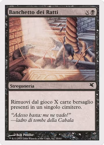 Rats' Feast (Italian) - "Banchetto dei Ratti" (A55) (A55), Magic Encyclopedia 2005 (Salvat/Hachette) — Magic card price