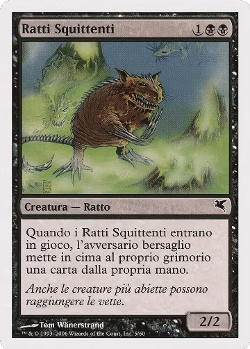 Chittering Rats (Italian) - "Ratti Squittenti" (A5) (A5), Magic Encyclopedia 2005 (Salvat/Hachette) — Magic card price