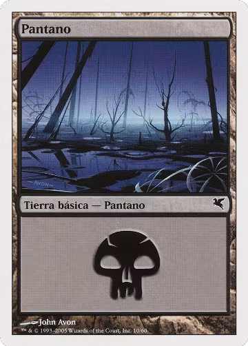 Swamp (Spanish) - "Pantano" (A10) (A10), Magic Encyclopedia 2005 (Salvat/Hachette) — Magic card price