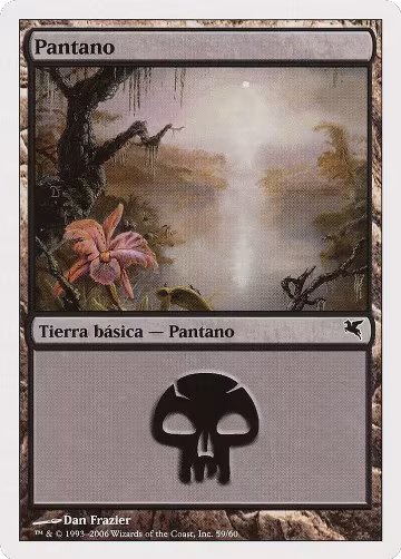 Swamp (Spanish) - "Pantano" (F59) (F59), Magic Encyclopedia 2005 (Salvat/Hachette) — Magic card price