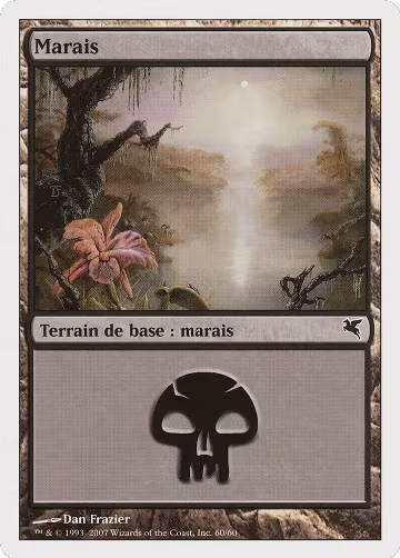 Swamp (French) - "Marais" (E60) (E60), Magic Encyclopedia 2005 (Salvat/Hachette) — Magic card price