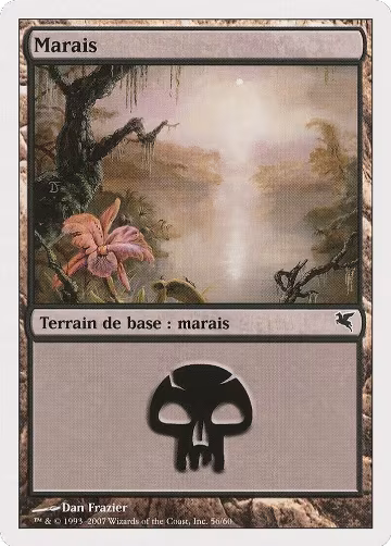 Swamp (French) - "Marais" (D56) (D56), Magic Encyclopedia 2005 (Salvat/Hachette) — Magic card price