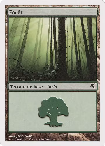 Forest (French) - "Foret" (J9) (J9), Magic Encyclopedia 2005 (Salvat/Hachette) — Magic card price