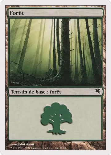 Forest (French) - "Foret" (B20) (B20), Magic Encyclopedia 2005 (Salvat/Hachette) — Magic card price