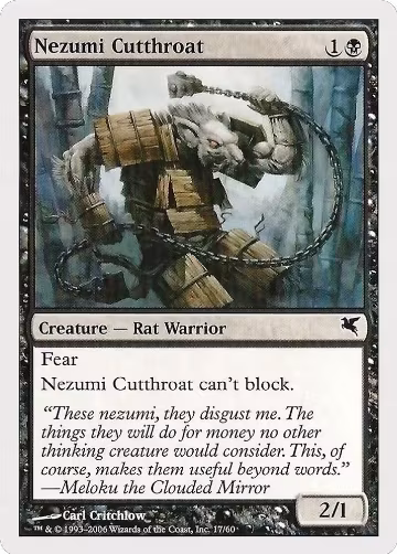 Nezumi Cutthroat (17) (17), Magic Encyclopedia 2005 (Salvat/Hachette) — Magic card price