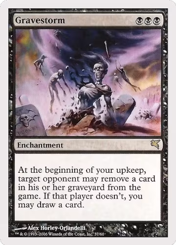 Gravestorm (37), Magic Encyclopedia 2005 (Salvat/Hachette) — Magic card price