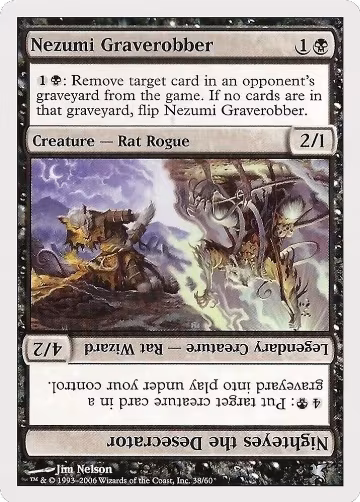 Nezumi Graverobber // Nighteyes the Desecrator (38) (38), Magic Encyclopedia 2005 (Salvat/Hachette) — Magic card price