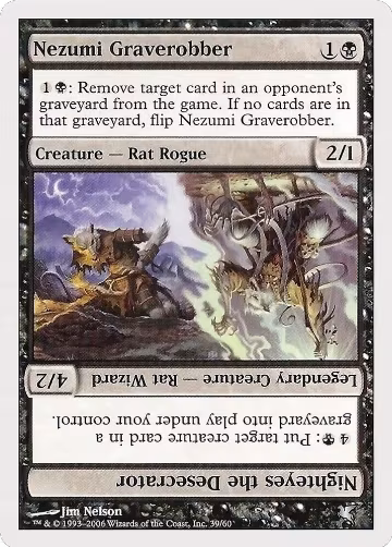 Nezumi Graverobber // Nighteyes the Desecrator (39) (39), Magic Encyclopedia 2005 (Salvat/Hachette) — Magic card price