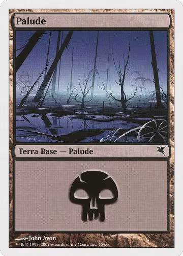Swamp (Italian) - "Palide" (D46) (D46), Magic Encyclopedia 2005 (Salvat/Hachette) — Magic card price