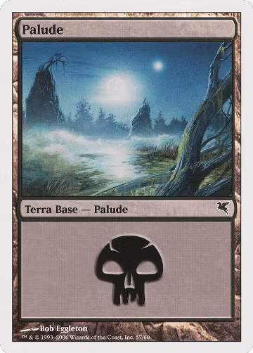 Swamp (Italian) - "Palide" (A57) (A57), Magic Encyclopedia 2005 (Salvat/Hachette) — Magic card price