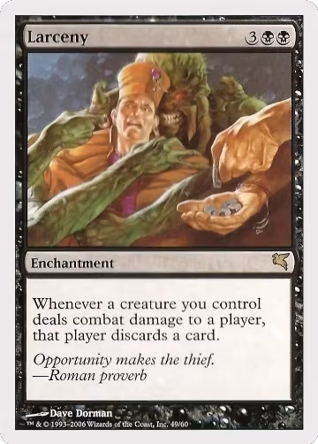 Larceny (49), Magic Encyclopedia 2005 (Salvat/Hachette) — Magic card price
