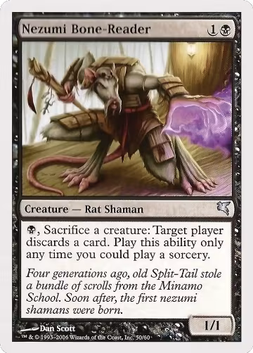 Nezumi Bone-Reader (50), Magic Encyclopedia 2005 (Salvat/Hachette) — Magic card price