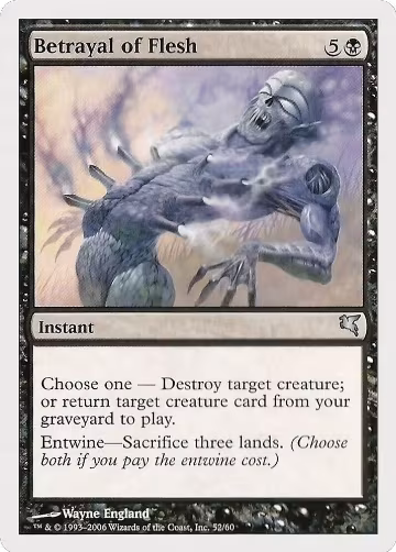 Betrayal of Flesh (52), Magic Encyclopedia 2005 (Salvat/Hachette) — Magic card price
