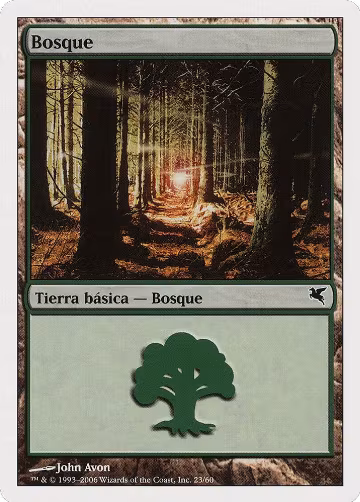 Forest (Spanish) - "Bosque" (B23) (B23), Magic Encyclopedia 2005 (Salvat/Hachette) — Magic card price