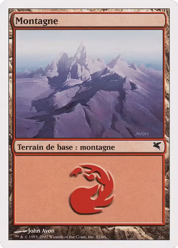 Mountain (French) - "Montagne" (I32) (I32), Magic Encyclopedia 2005 (Salvat/Hachette) — Magic card price
