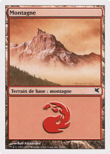 Mountain (French) - "Montagne" (D22) (D22), Magic Encyclopedia 2005 (Salvat/Hachette) — Magic card price