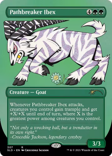 Pathbreaker Ibex (307), Secret Lair Drop Series — Magic card price