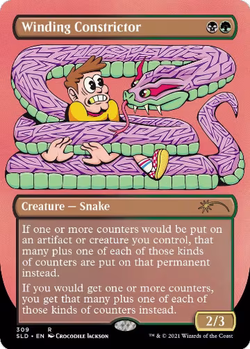 Winding Constrictor (309), Secret Lair Drop Series — Magic card price