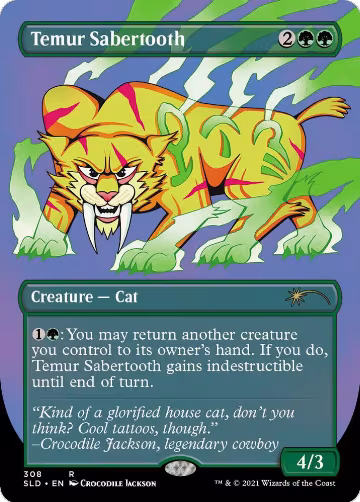 Temur Sabertooth (308), Secret Lair Drop Series — Magic card price