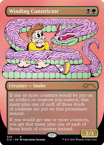 Winding Constrictor (Foil Etched) (309), Secret Lair Drop Series — Magic card price