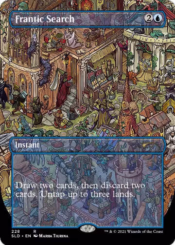 Frantic Search (228) (228), Secret Lair Drop Series — Magic card price
