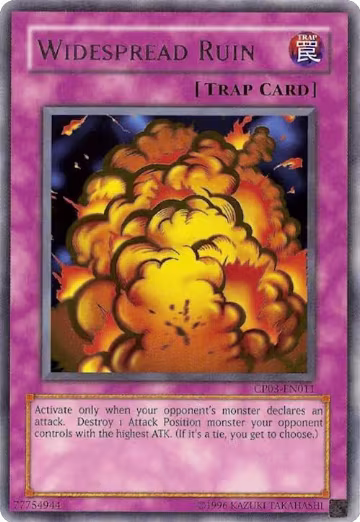 Widespread Ruin (CP03-EN011), Champion Pack 3 — Yu-Gi-Oh! card price