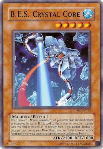 B.E.S. Crystal Core (CP03-EN015), Champion Pack 3 — Yu-Gi-Oh! card price